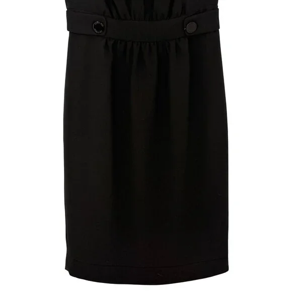 NWT Calvin Klein Black Cap Sleeve Sheath Dress | Quiet Luxury Business Corpcore - Picture 5 of 15